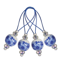 (11256 Blooming Blue Stitch Markers)